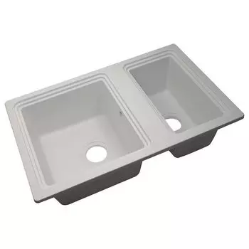 мойка врезная Formastone Каприз прямоугольная 790х510х200мм кварц белая