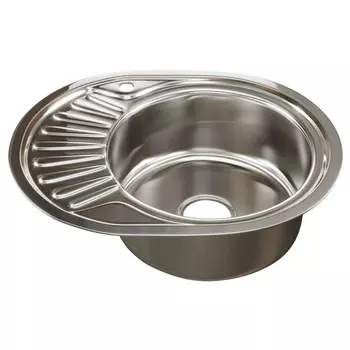 мойка врезная MIXLINE правая 570х450х160мм нержавеющая сталь