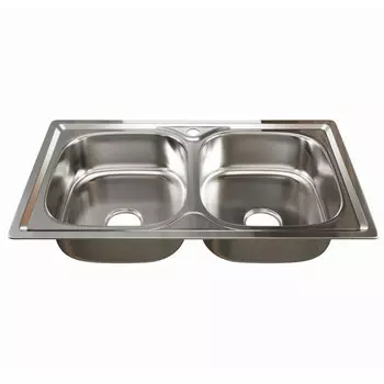 мойка врезная Mixline прямоугольная 460х810х180мм стальная