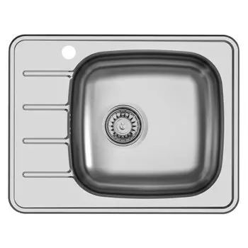 мойка врезная UKINOX ГРАНД правая 600х480х170мм нержавеющая сталь матовая