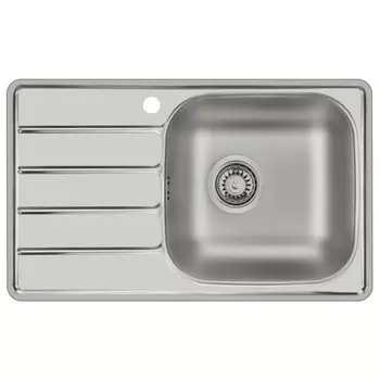 мойка врезная UKINOX ГРАНД правая 780х480х170мм нержавеющая сталь матовая