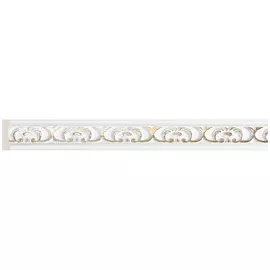молдинг COSCA 30х13х2400мм белый с золотом, арт.СПБ016710