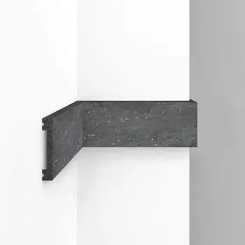 молдинг DECOMASTER 66х13х2800 мм травертин темный мерцающий полистирол, арт.D157-1632G