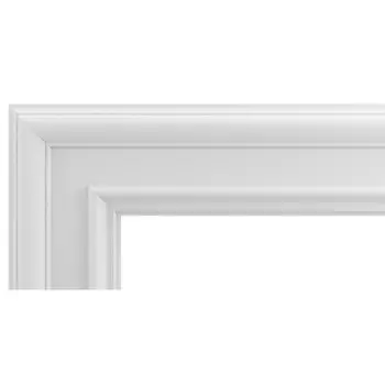 молдинг для дверей BELLO-DECO Н1 90х23х2200мм полимер белый, арт. 00-00105413