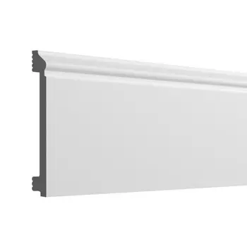 молдинг универсальный для стены и пола ДЕ-БАГЕТ Н4 100х15х2000мм полимер(xps), арт. 00-00106544