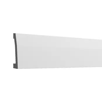 молдинг универсальный для стены и пола ДЕ-БАГЕТ Н10 60х12х2000мм полимер(xps), арт. 00-00107694