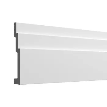 молдинг универсальный для стены и пола ДЕ-БАГЕТ Н11 100х15х2000мм полимер(xps), арт. 00-00107458