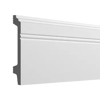 молдинг универсальный для стены и пола ДЕ-БАГЕТ Н120 120х20х2000мм полимер(xps), арт. 00-00106162