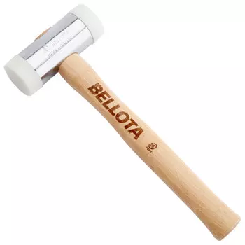 молоток нейлоновый BELLOTA 300г 32мм деревянная рукоятка