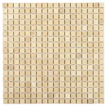 мозаика каменная Italy Вива 30,5x30,5x0,4 мм чип 15x15 мм цвет бежевый
