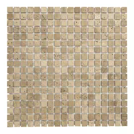 мозаика из натурального камня, 30,5х30,5х0,4, Italy, бежевый микс