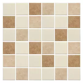 мозаика керамическая 30,6х30,6х0,6 Homework MIX, глянцевая бежевая