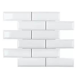 мозаика керамическая Metro White 287х295х6,5мм чип 145х45мм