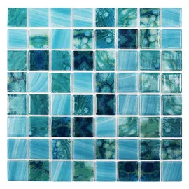 мозаика стеклянная Nature Sky 317х317х4мм чип 38х38мм