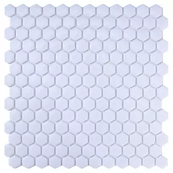 мозаика Zetoglass Mosaic TZ900 30х30х0,5 см белая