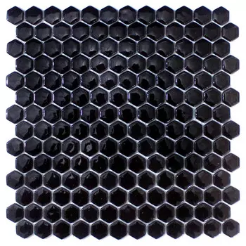 мозаика Zetoglass Mosaic TZL907 30х30х0,5 см черная