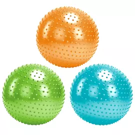 мяч для фитнеса ECOS массажный 75см с насосом в асс-те