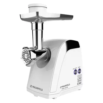 мясорубка MAUNFELD MMG.2000W 2000Вт 2,6кг/мин 2 насадки 3 решетики белый