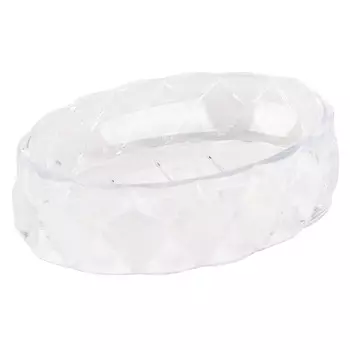 мыльница АКВАЛИНИЯ Хрусталь прозрачный пластик