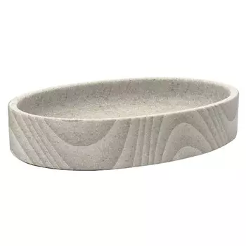 мыльница настольная FORA SPLINE полирезин бежевый