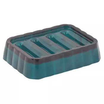 мыльница настольная Кристалл пластик изумрудный