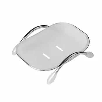 мыльница настольная пластик белая