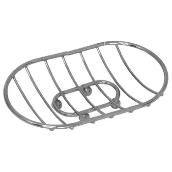 мыльница РЫЖИЙ КОТ 14х3х9,2см хром металл