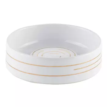 мыльница SOBRE керамика белый/золото