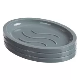 мыльница VANSTORE Linea пластик серый