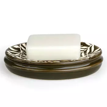 мыльница VITARTA Print керамика коричневая