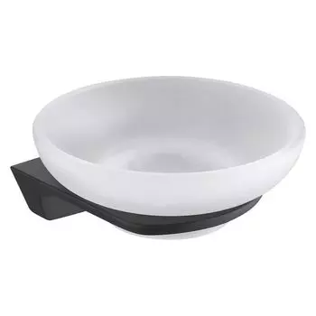 мыльница WASSERKRAFT Elbe K-7229 металл, стекло черная