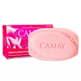мыло CAMAY Романтик, 85 г, аромат алых роз