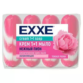 мыло EXXE Нежный пион 4шт 90г