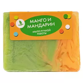 мыло МЫЛОВАРОВ Манго и мандарин глицериновое 100г