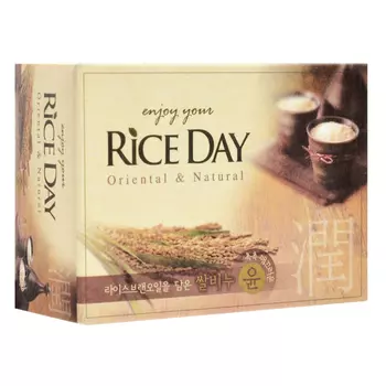 мыло-скраб LION Riceday Рисовые отруби 100г