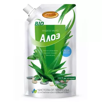 мыло жидкое VESTAR Алоэ 500мл дой-пак