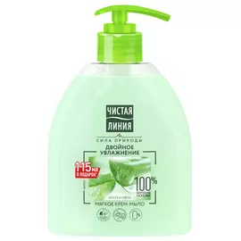 мыло жидкое ЧИСТАЯ ЛИНИЯ Двойное увлажение 520мл