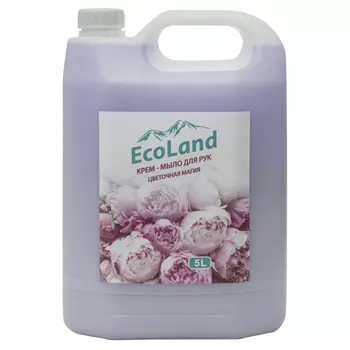 мыло жидкое ECOLAND Магия, цветов, 5 л