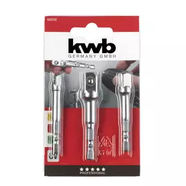 набор адаптеров KWB 1/4" 3 предмета