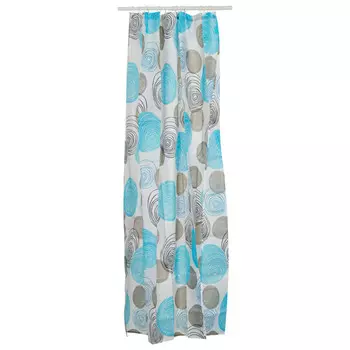 набор аксессуаров РЫЖИЙ КОТ Шарики занавеска+коврик полиэстер