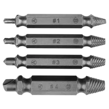 набор экстракторов FIT двусторонние сталь S2 4шт