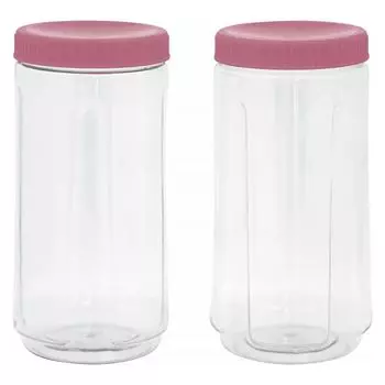набор банок SUGAR&SPICE Honey 2шт. 1,1л пластик брусничный