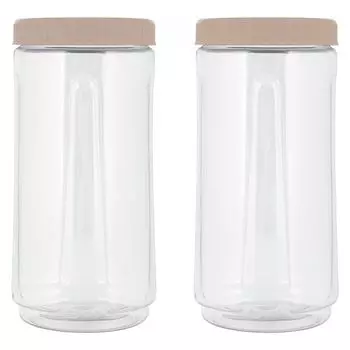 набор банок SUGAR&SPICE Honey 2шт. 1,1л пластик латте