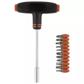 набор бит PARK с Т-образной ручкой 12 предметов