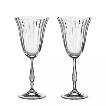набор бокалов CRYSTAL BOHEMIA Fregata optic 2шт. 250мл вино стекло