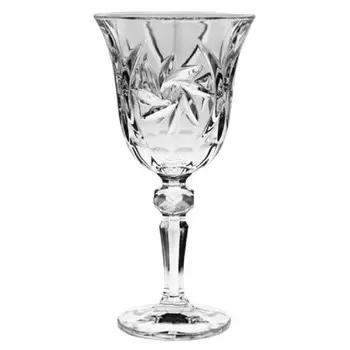 набор бокалов CRYSTAL BOHEMIA Pinwheel 2шт. 220мл вино хрусталь