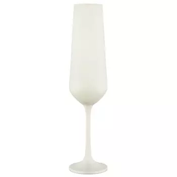 набор бокалов CRYSTALEX Сандра 6шт. 200мл шампанское белое матовое стекло