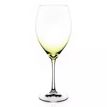 набор бокалов CRYSTALEX София 2шт. 490мл вино стекло с желтым напылением