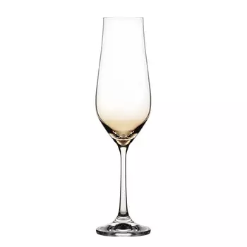 набор бокалов CRYSTALEX Тулипа 6шт. 170мл шампанское стекло золотое напыление