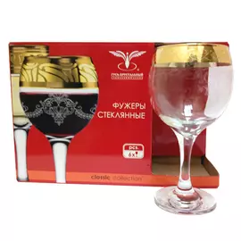 набор бокалов Нежность 6шт 260мл вино стекло